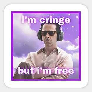 Kendall Roy I’m cringe but i’m free Sticker